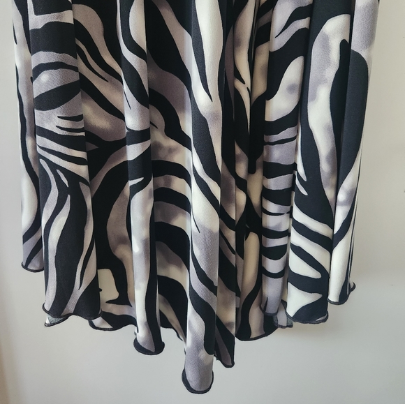 Zebra Print Tank Dress - Picture 9 of 12